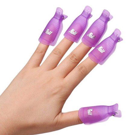 10-Pack - Nagellacksborttagning / Skydd Naglar Ta bort nagellack