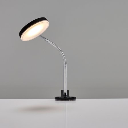 Schreibtischleuchte CETUS, LED, Klemmbügel, schwarz