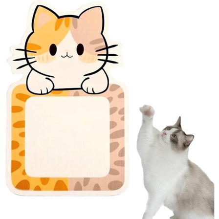 Veggmontert kattetre 79 x 48 cm Merke Selvklebende kattetre for katter med selvklebende bakside for feste til vegger/dører/sofaer/vinduer/nattbord