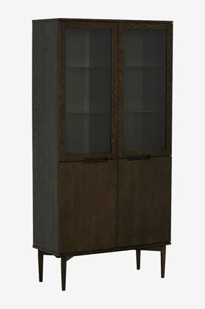 Nordic Furniture Group - Vitrinskåp Karmöy - Brun - Skåp - Från Homeroom