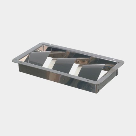 Grelha de ventilação para caixa de ventilação, 210 x 113 mm, serve para 200 mm