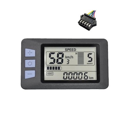 P3h Lcd Display Meter Dashboard 24v-60v Elektrisk Cykel Meter Display Panel Til Elektrisk Scooter(sm P