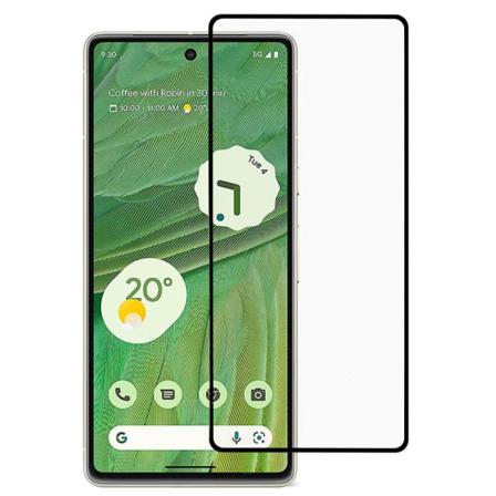 Skalo Google Pixel 7 Pro 5g Heltäckande Skärmskydd Härdat Glas Svart