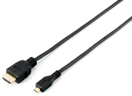 Equip HIGHSPEED HDMI-MICROHDMI ADAPT CBL M/M 1M BLK CABL