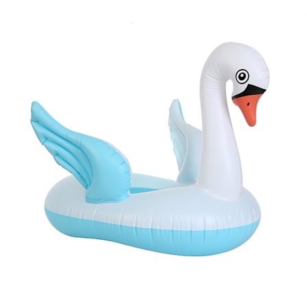 Oppustelig badering sød svane flydende række montering vandland swimmingpool forsyninger badering