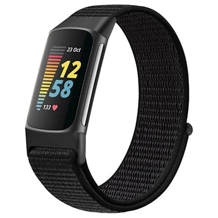 Rem til Fitbit Charge 5 - Blødt nylonarmbånd