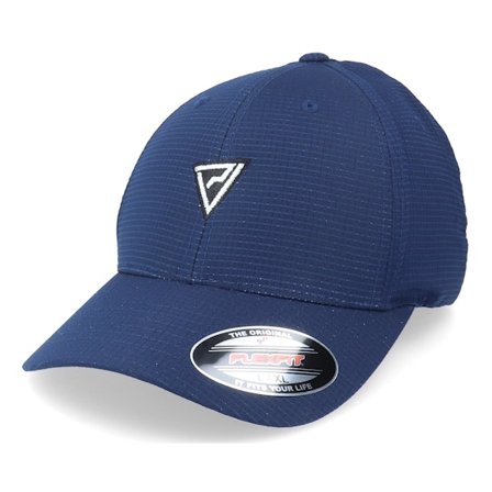 Padelville - Blauw flexfit Cap - B/W Insignia Hydro Grid Navy Flexfit @ Hatstore