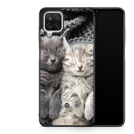 Bjornberry Skal Samsung Galaxy A12 -vilande Katter