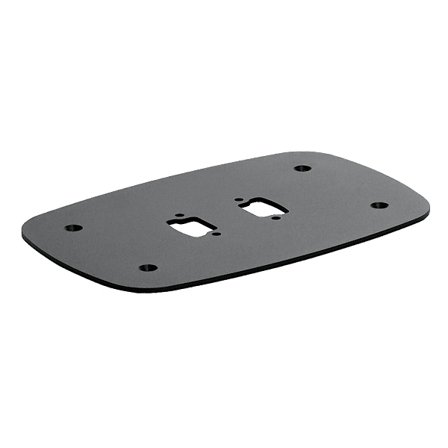 PFF 7060 Floor Mounting Plate Black