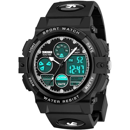 Kids Digital Sports Watch, Gutter Jenter Vanntett Sports Outdoor Watch Kids Casual Electronic Analog Quartz Sports Watch