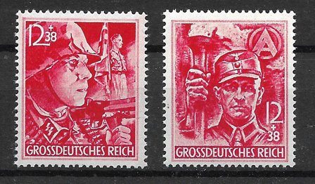 Tyske Rige 1945 - AFA 904-905 - Postfrisk