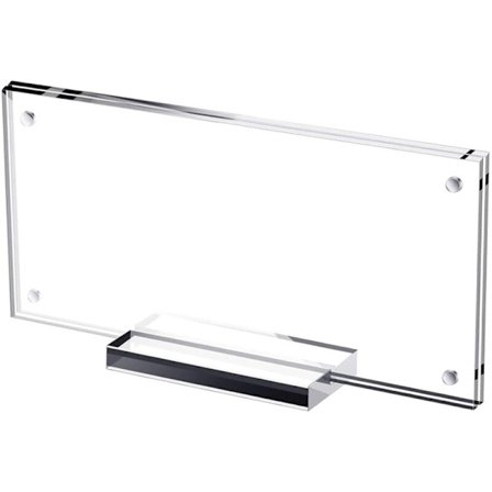 Akrylmynt Holder med Base for Samlere - Kompakt og Slitesterk Utstillingskasse