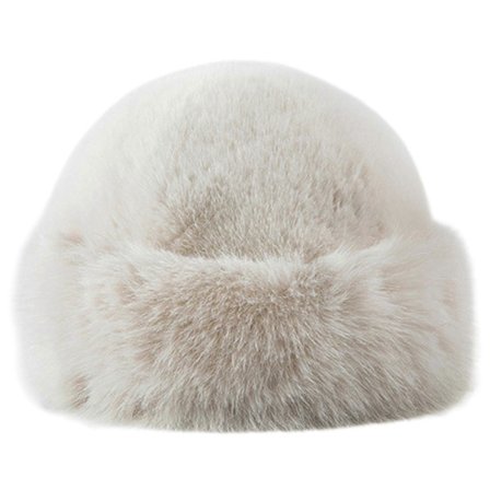 Dam Vinter Fuskpäls Bucket Hatt Lyxig Fuskkaninpäls för Premiumkänsla för Vardagligt Bruk