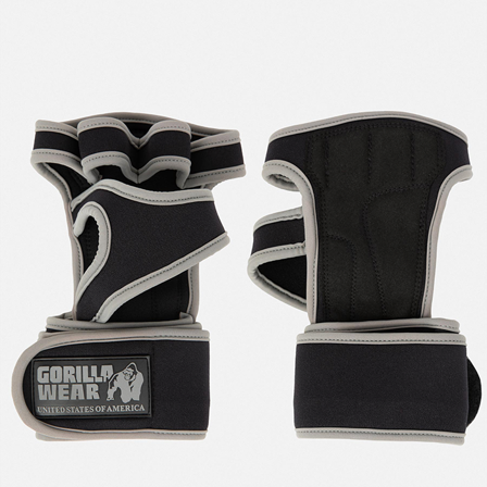 Gorilla Wear Gear Yuma Vektløfterhansker Svart/Grå