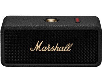 Marshall Emberton III - Black Brass - Bärbar Bluetooth-högtalare med över 32 timmars speltid