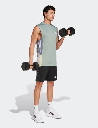 adidas Performance Camo 3S Short - Black - S 18 cm