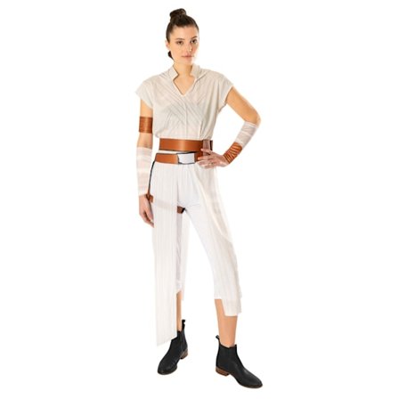 Star Wars: The Rise of Skywalker Unisex Vuxen Rey Kostym M Vit