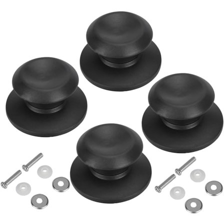 4 Stykker - Grydelågsknop - Lågknapper - Åbning 6 - 10 mm - Grydelågsknop - Boligindretning