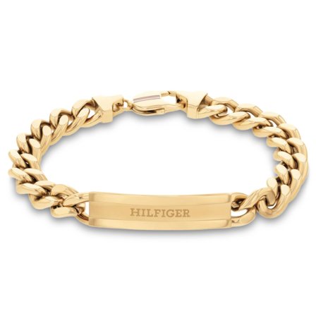 Goldfarbenes TOMMY HILFIGER Clash Armband für Männer - Edelstahl Armbänder