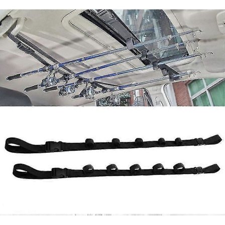 Fastgørelsesrem til fiskestang i bil, biltag, fiskestangholder, justerbar