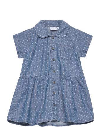 Nmfbasharmin Dnm 2645 Ss Dot Dress Blue Name It