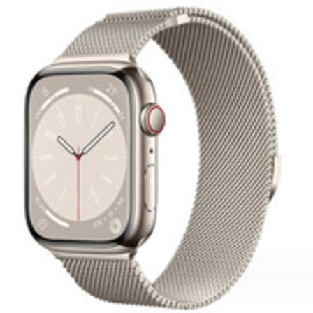 Milanese-silmukka rem Apple Watch -rannekkeelle 44mm 40mm 45mm 49mm 41mm 38mm 42mm 44mm Armband iwatch Series 9 3 6 5 SE 7 8 Ultra 2 starlight - 