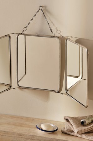 Jotex - Speil 3-delt Sølv - SUMMER - Kjøp Speil hos Jotex