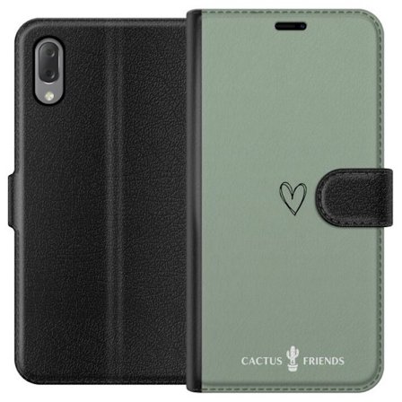 Yhteensopiva Lompakkokotelo Sony Sony Xperia L3 Cactus and Friends – SageLove