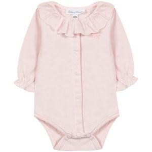 Tartine et Chocolat Baby Body With Ruffle Collar Pink 18 Months - All in ones - 18 months - Pink - Mädchen