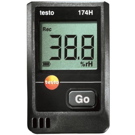 Testo 174-H Datalogger-pakker temperatur og fugtighed, Måleinstrument