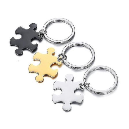 2023- Anpassade Smyckespussel Nyckelring med Namn Datum Par Årsdag Nyckelring Graverade Gåvor