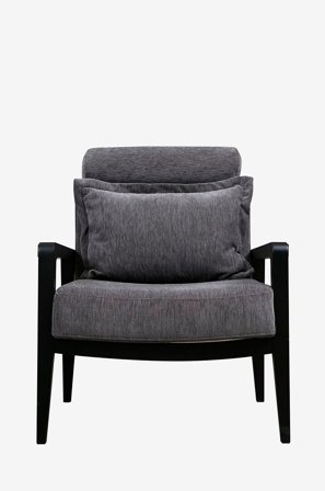 Hanah Home - Fløjstol Apollo - Grå - Lænestole - Fra Homeroom