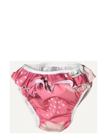 Imse Vimse Swim Diaper L 9-12Kg, Pink Whale Frill - Pink - L 9-12KG
