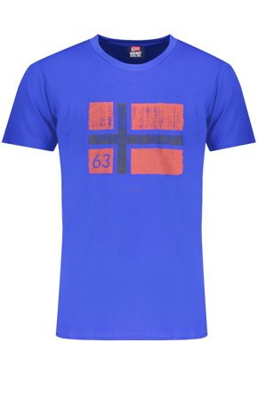 Norway 1963 T-shirt Maniche Corte Uomo Blu