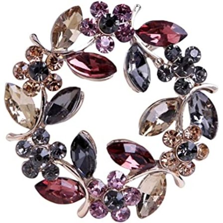 Farger Krystall Brosje Pins Rhinestone Brosjer Smykker Gave til