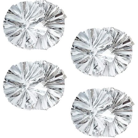 4 stk. Cheerleading Pomponer til Cheerleader Kostume Kvinder, 2 Par Cheer Pomponer Overraskelsesgave