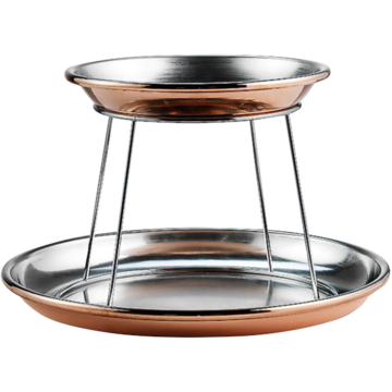 Patina Skaldjursfat i Koppar/Tenn