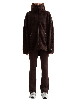 aim'n Pile Jacket Friluftsjackor Dam Brun XL