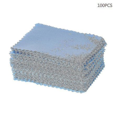 100 stk./pakke Brilleklud Linse Rengøring Støv Fjerner Bærbare Servietter Non-woven Fa