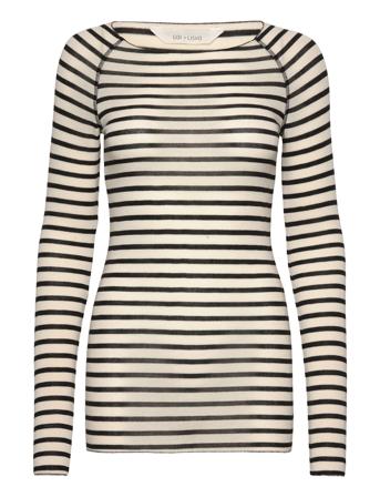Gai+Lisva Amalie L/S Sailor Wool Top Vit