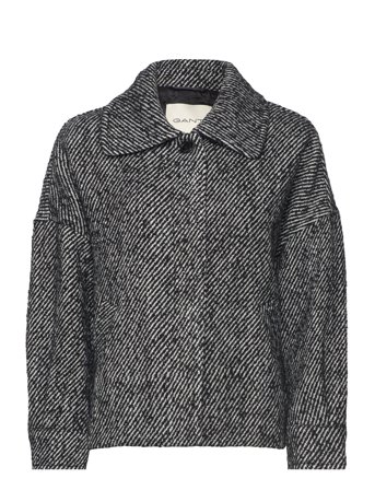 GANT | Pattern Cropped Wool Jacket | M