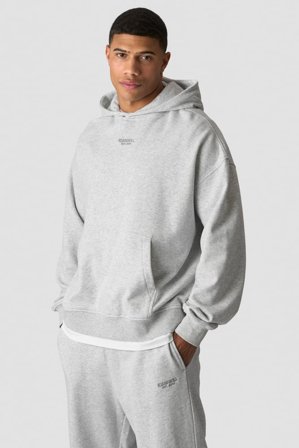 ICANIWILL - Essence Hoodie Light Grey Melange - Heren - sportkleding van ICIW