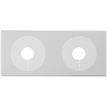 Faluplast 51430 Vulkbrikke delbar, 12-16 mm Dobbel, hvit, Installasjon