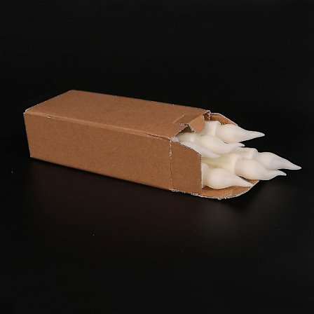 6 stk. Batteridrevne Flammeløse LED Spidse Lys Fake Lys