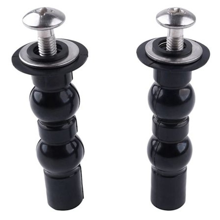 Dobbelt kugle toilet sæde ring hængslet skruer fastgørelse udvidende