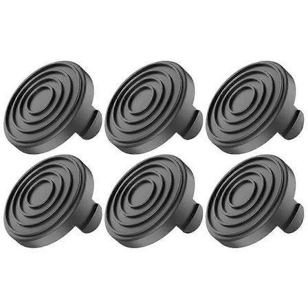 6 stk. TLE-02-1 til Einhell RTV 400/RTV 550/RTV 550/1 Græsslåmaskine ABS Trådtrimmer Beskyttelse