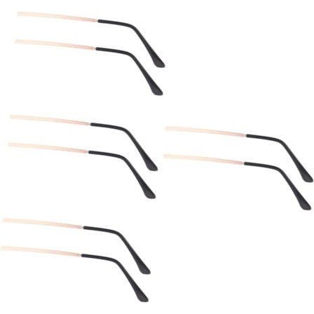 4 par briller ben sort metal stel sort shot briller udskiftning briller arme ben til solbriller reparation glas solbriller arme i