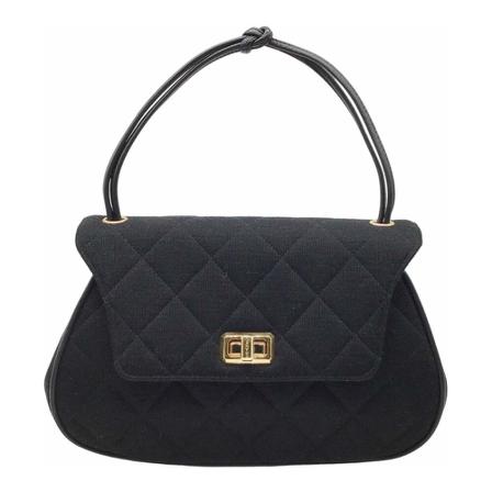 Chanel Vintage, Pre-owned Handbags Zwart, Dames, Maat:ONE Size,leather