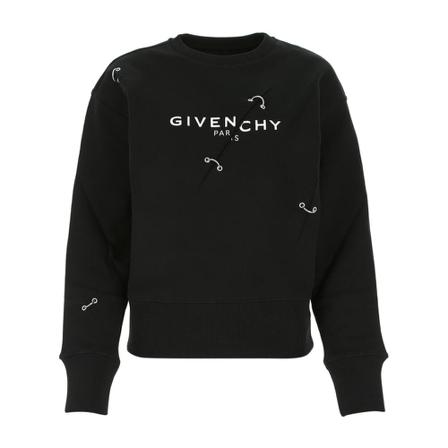 Givenchy Logo Print Sweatshirt Sort, Dame Sweatshirts