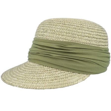 Seeberger - Beige bucket Keps - Wheat Braid Gras Straw Cap @ Hatstore
